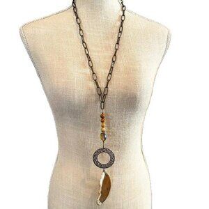Vintage Montana Moss Agate Necklace